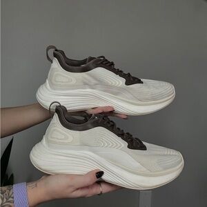 APL Women's Athletic Shoes in Cream and Brown